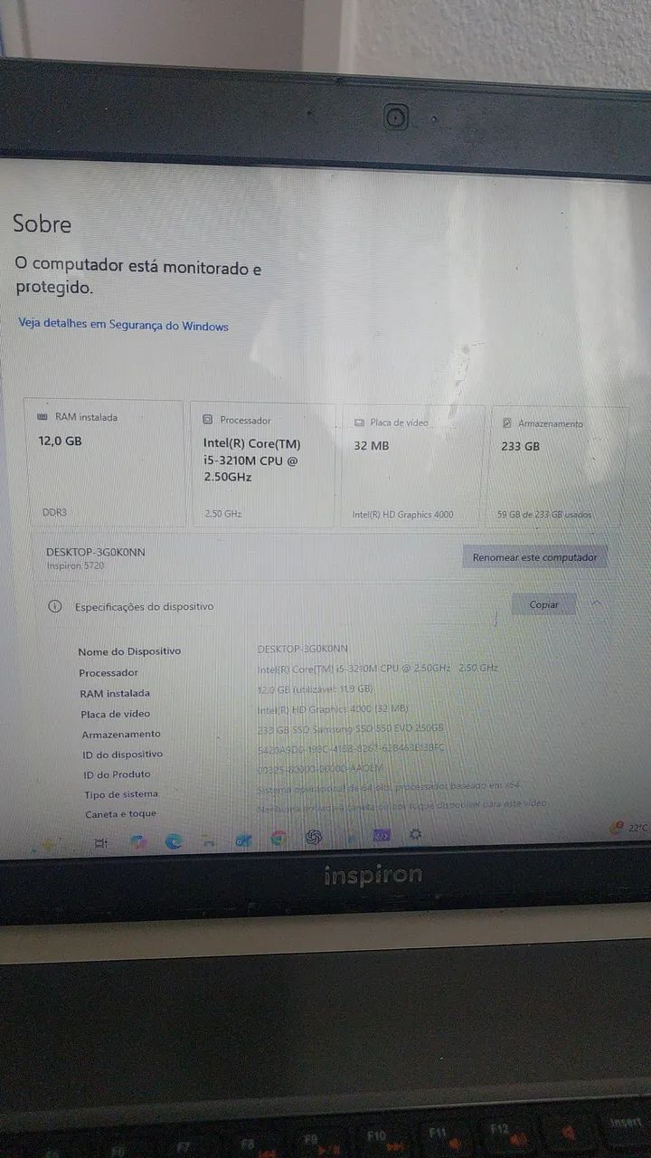 Notebook dell