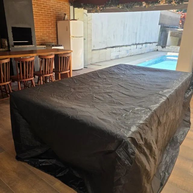 Mesa Sinuca e Jantar - Jequitibá e Ardósia - 2,35 x 1,30 - Foto 4