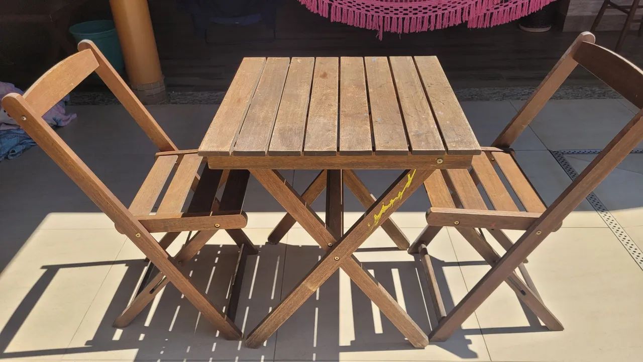 Conjunto de mesa com 2 cadeiras Mestra - Foto 4