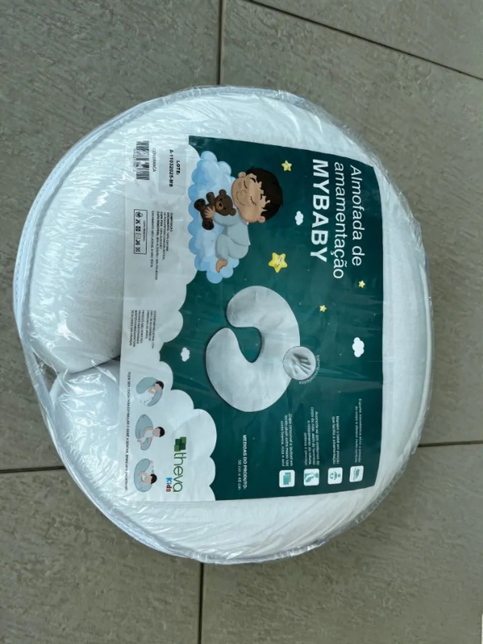 Almofada Para Amamentação Copespuma My Baby Branco - Foto 2