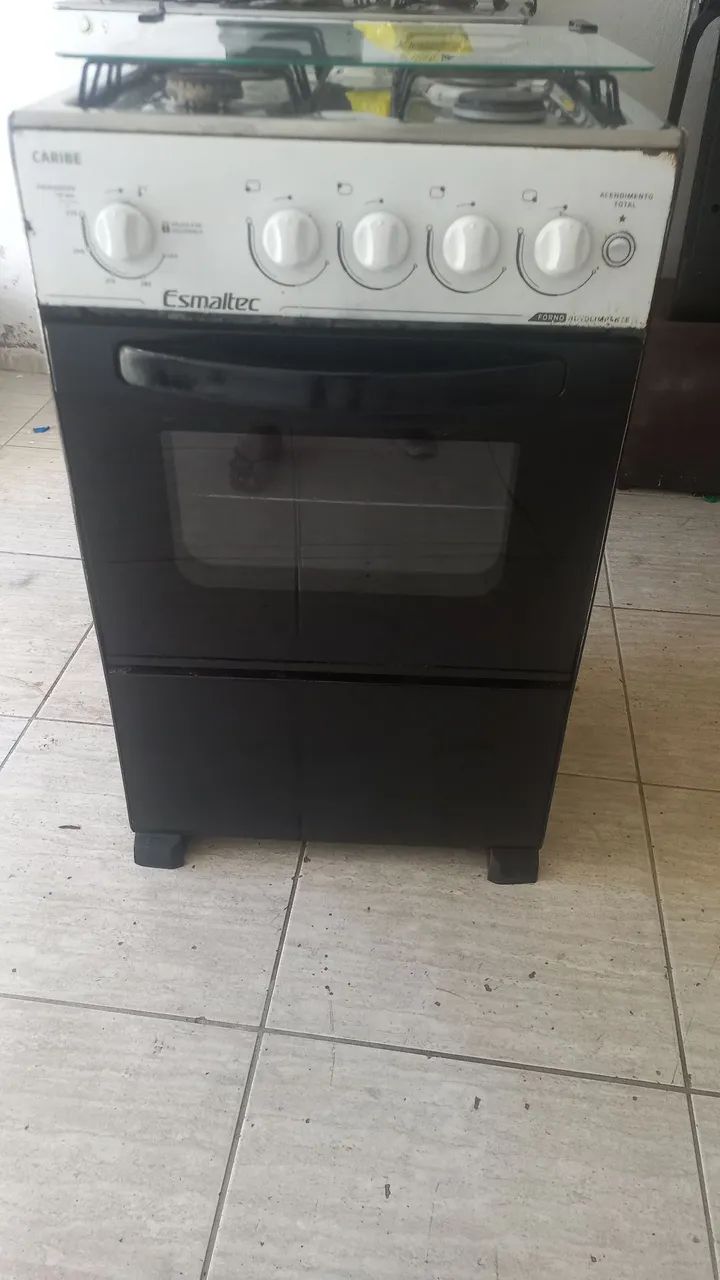 Fogão funcionando tudo 