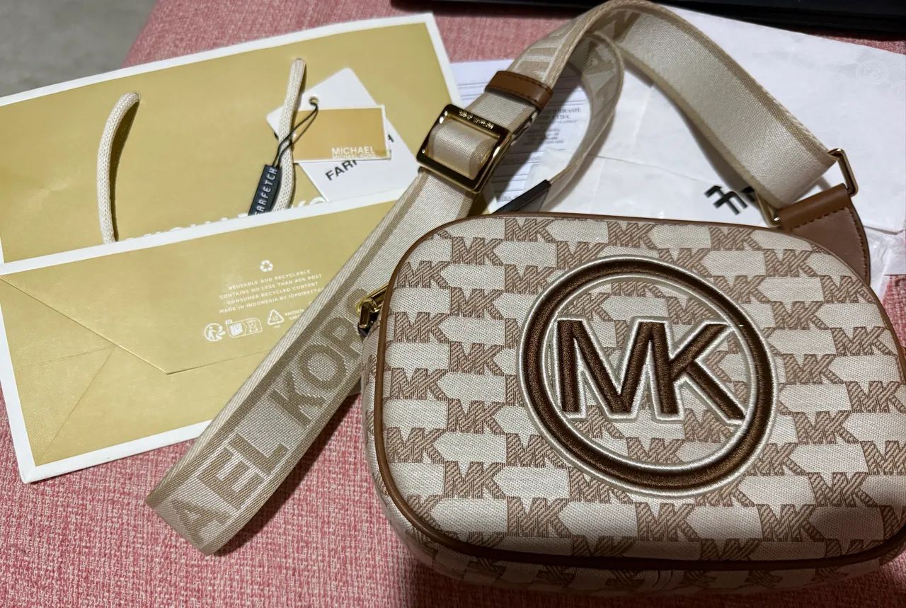Bolsa Transversal Jet Set Logo Média - Michael Kors - Foto 3