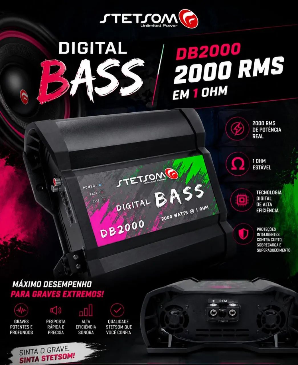 Amplificador Stetsom DB2000