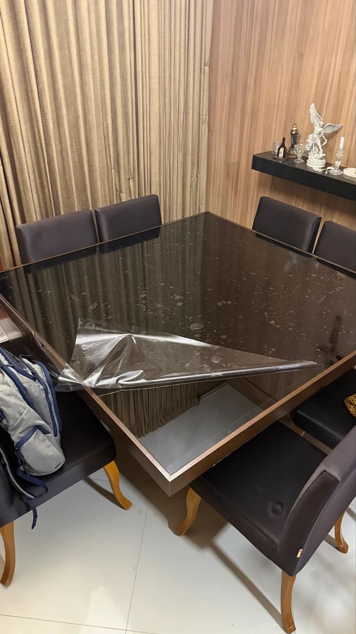 Mesa com 8 lugares (cadeiras inclusas) - Foto 2