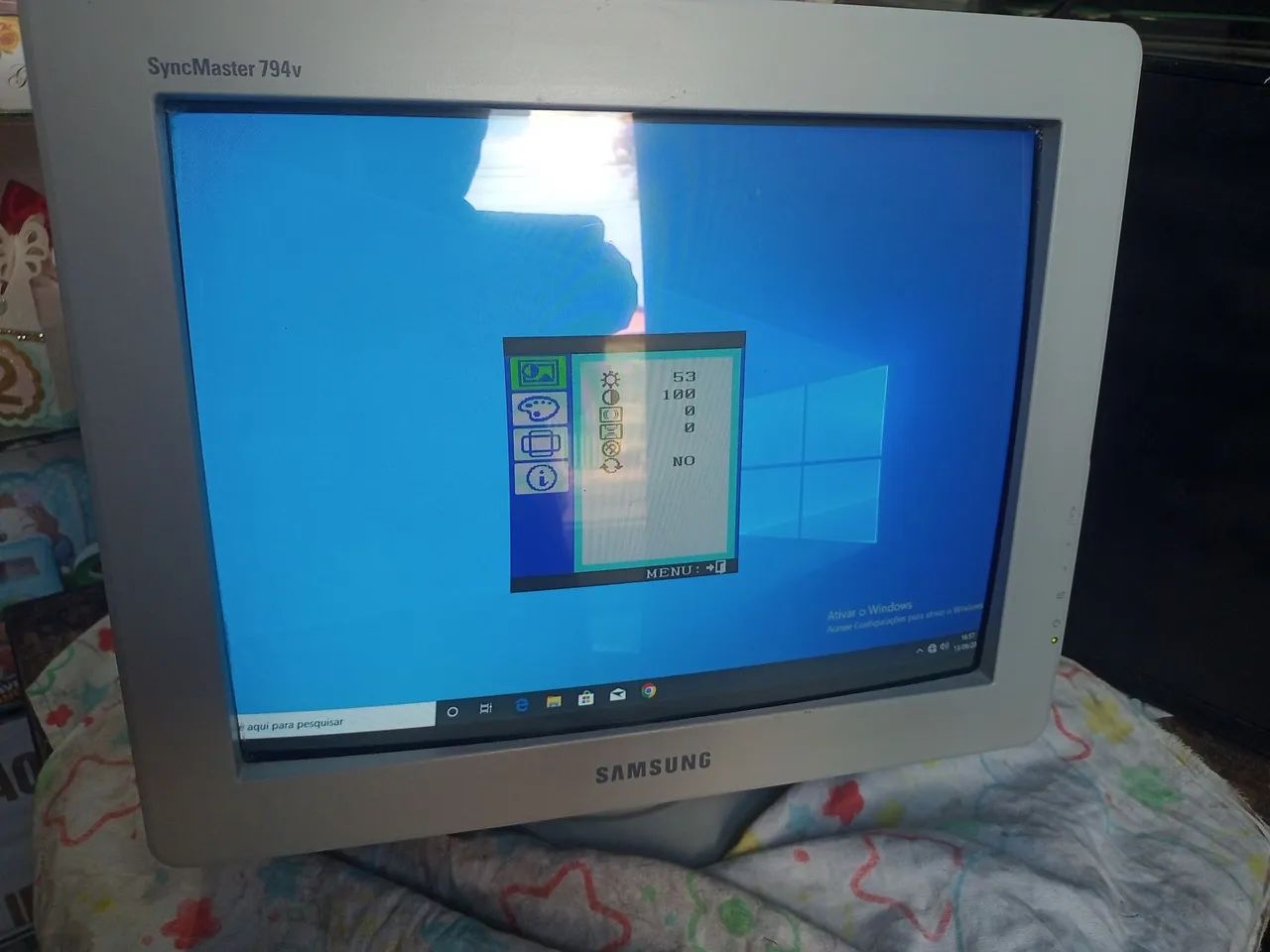 Monitor CRT Sansung 17 polegadas  - Foto 5