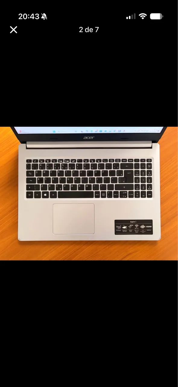 VENDO NOTEBOOK ACER - ASPIRE - Foto 4