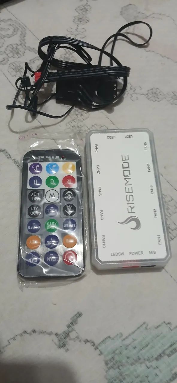 Kit 5 fans risemode vem com controle - Foto 4
