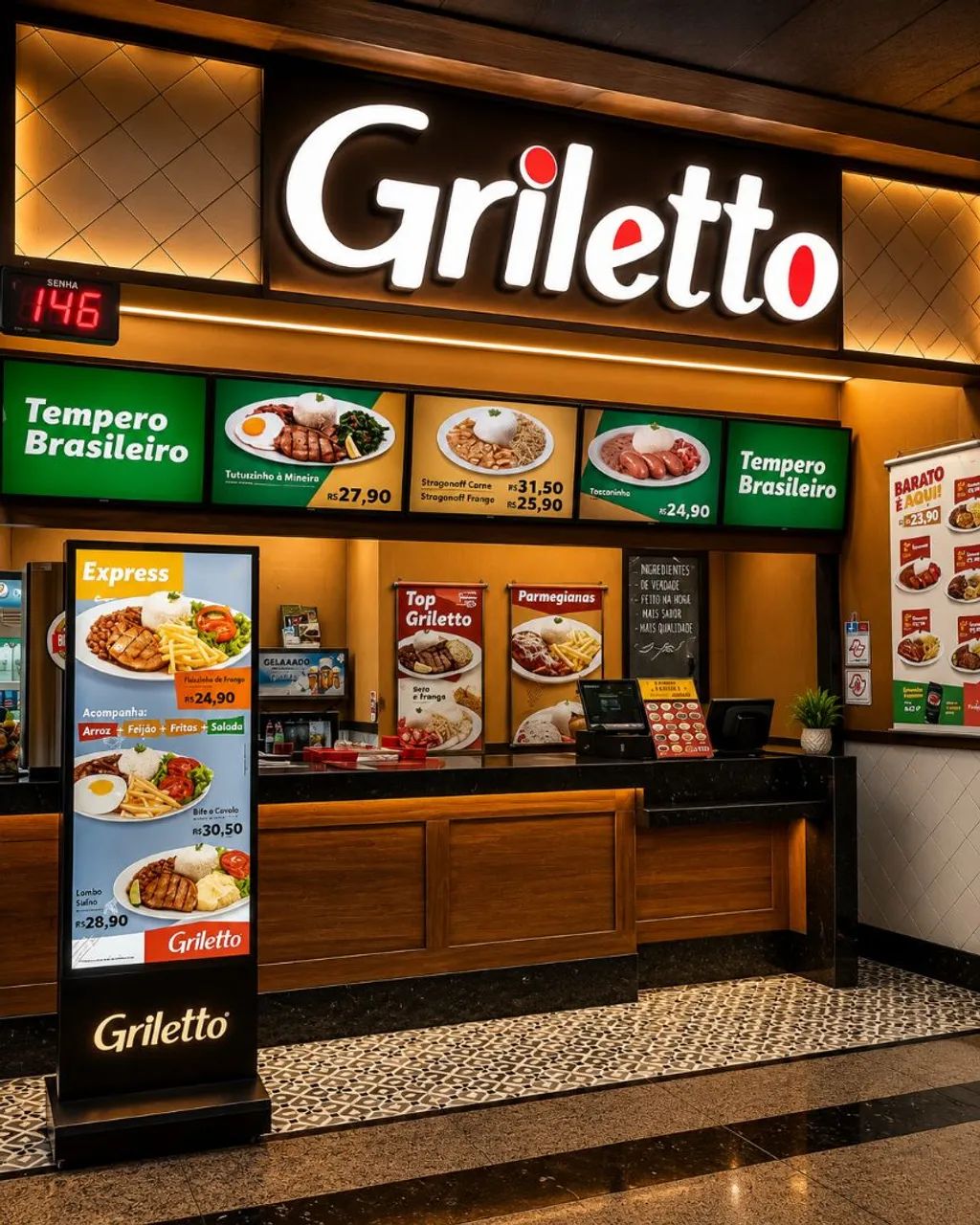 Restaurante Griletto Franquia