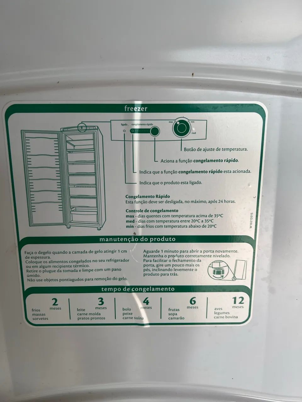 Vendo freezer consul