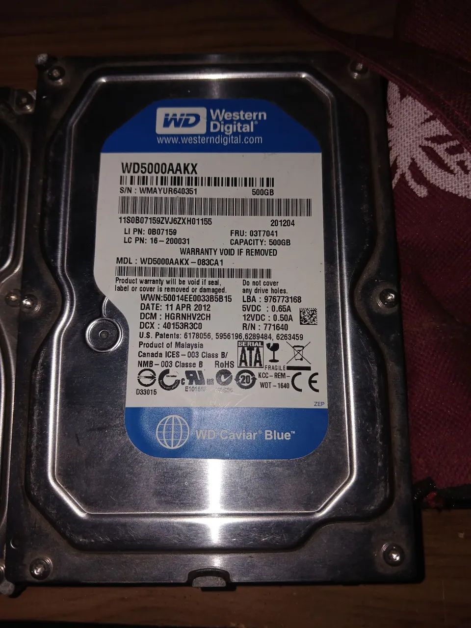 HD DE 500 GIGAS