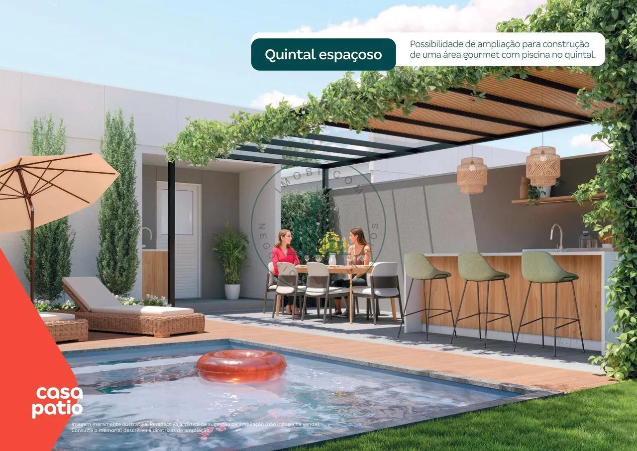 Casas de 2 Dormitórios Lançamento Pagamento Facilitado - Foto 3