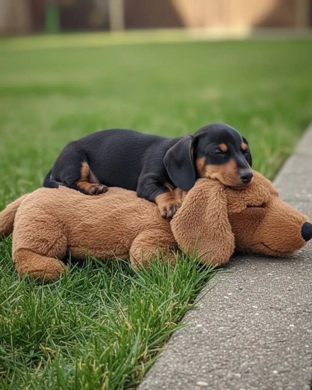 Dachshund Com Um Jeito Esperto E Singular