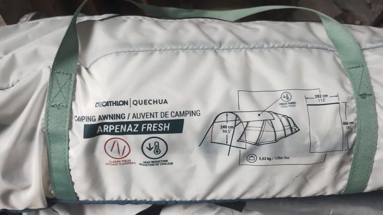 Túnel para barraca  - Foto 3