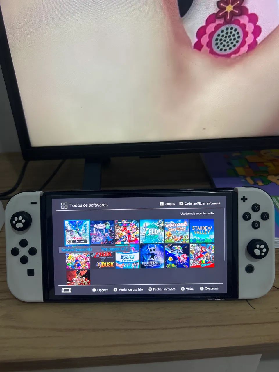 Nitendo Switch Oled Desbloqueado - Foto 2