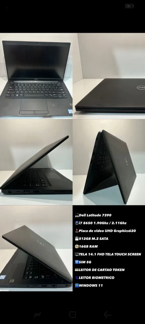 Notebook Dell i5 12ª 16GB RAM SSD 512GB Até 10x Sem Juros