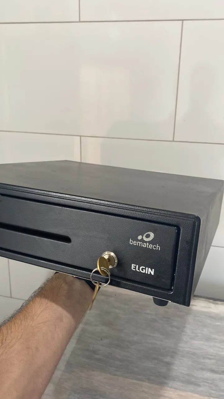 Gaveta De Dinheiro Elgin Bematech Gd-56m - automática e manual.
