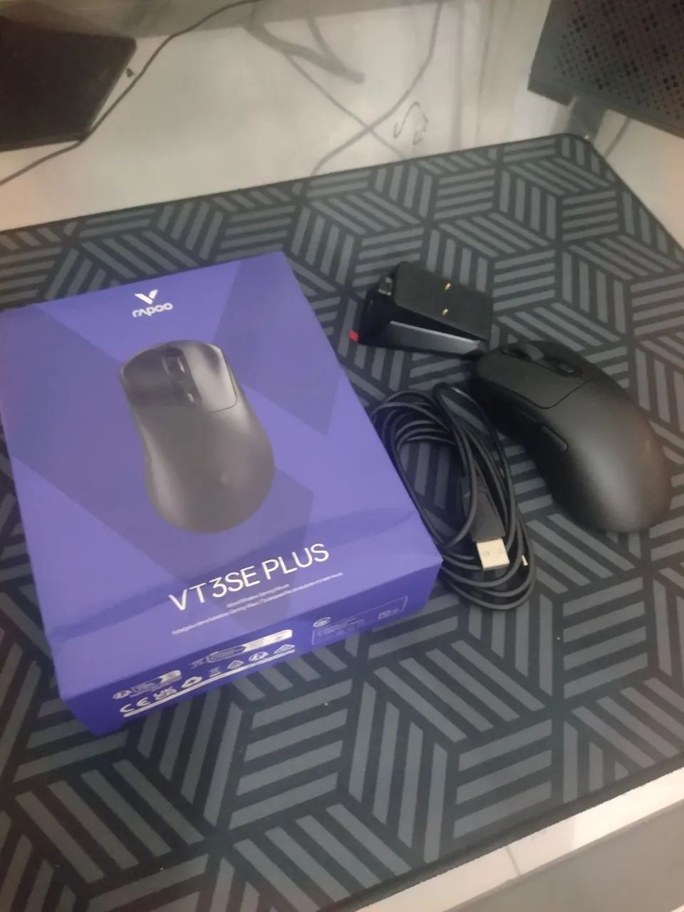 Rapoo vt3se com base de carregamento  - Foto 3