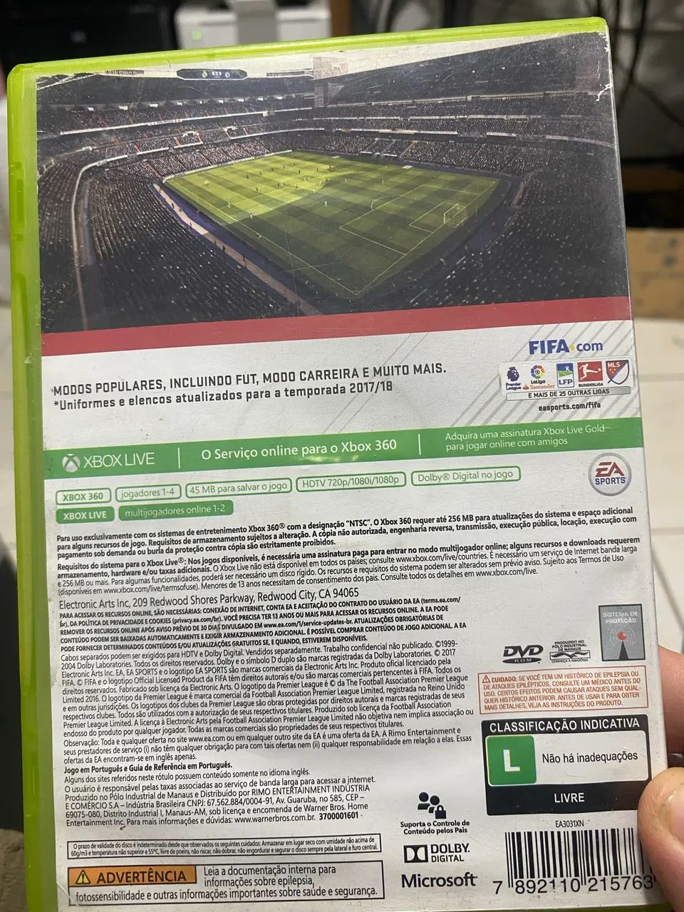 Fifa 18 X Box 360 - Foto 3