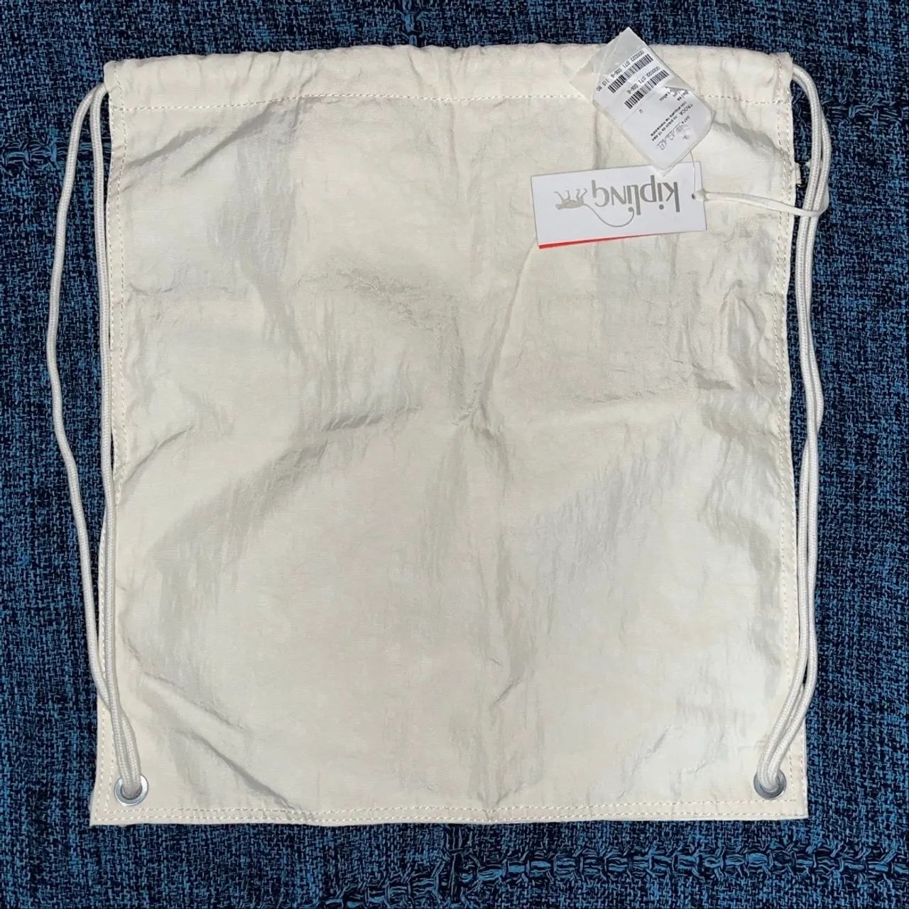 Mochila Kipling Saco Off White - Foto 4