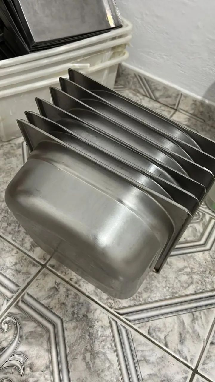 6 cubas banho maria 