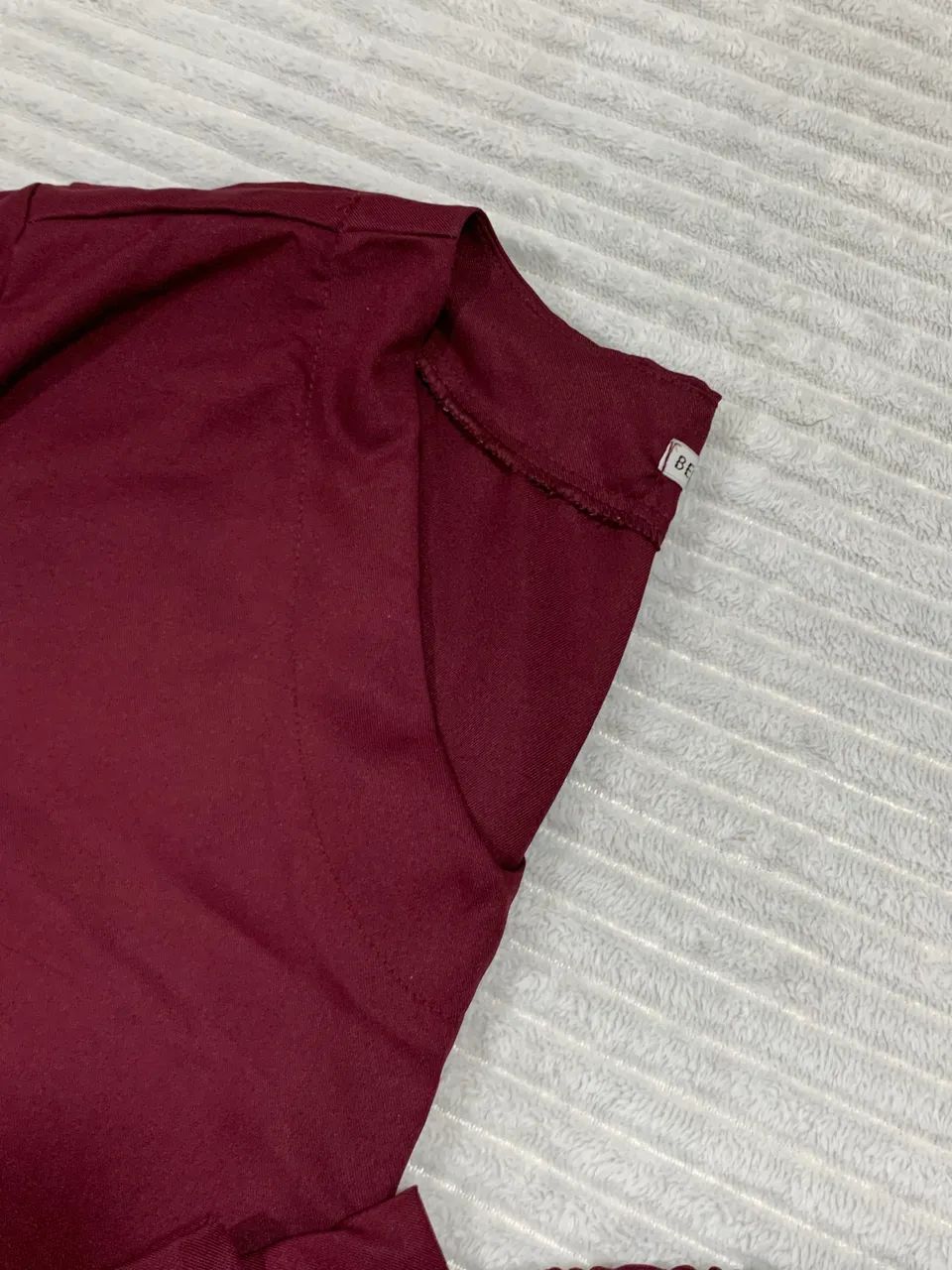Pijama cirúrgico scrub bordo - Foto 4