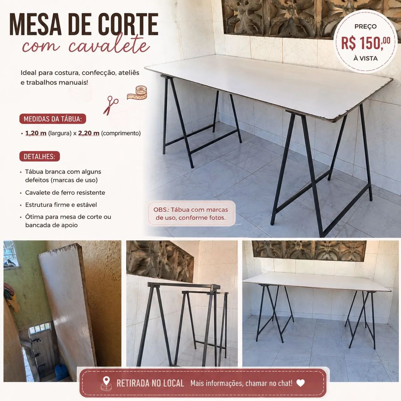Mesa de corte 