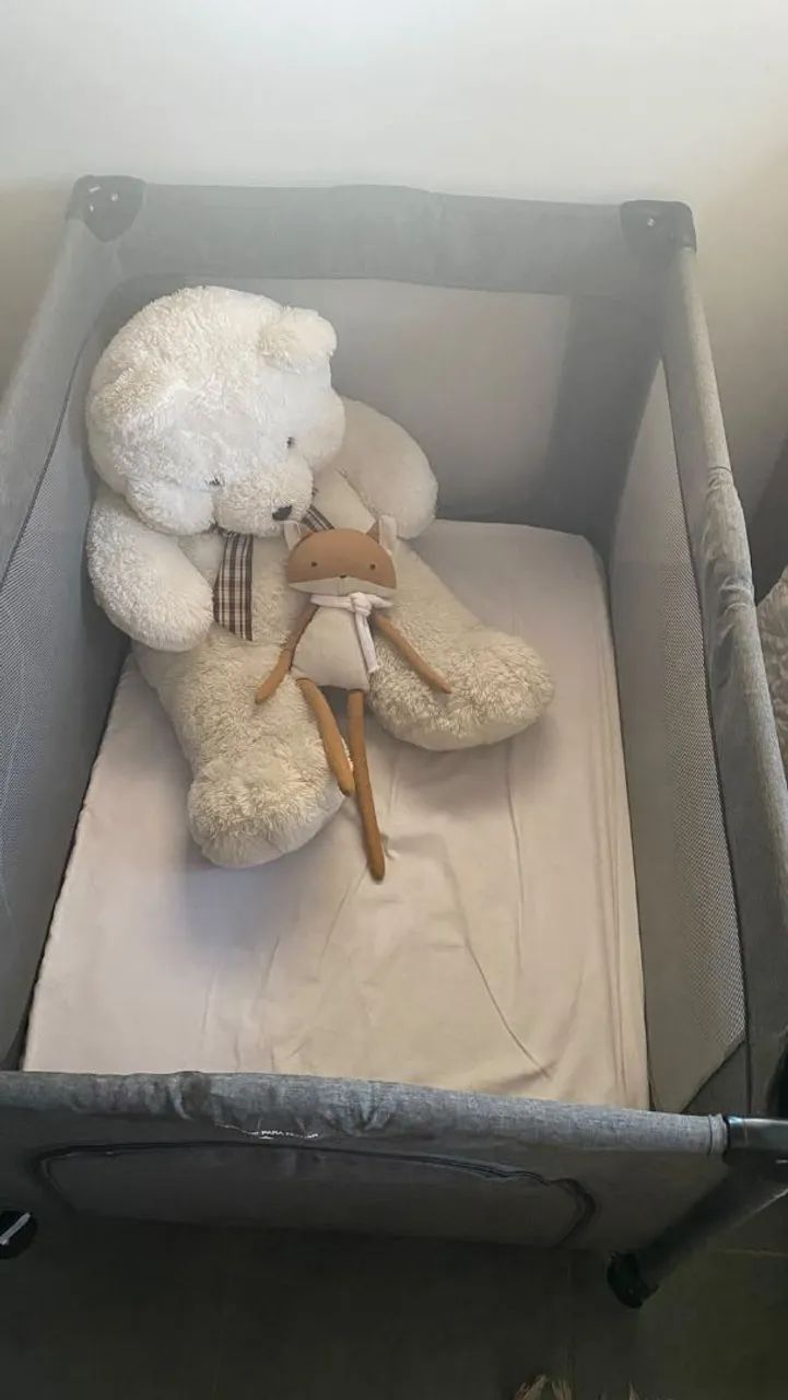 Berço portátil e cercado Kiddo com colchão e mosquiteiro - Foto 5
