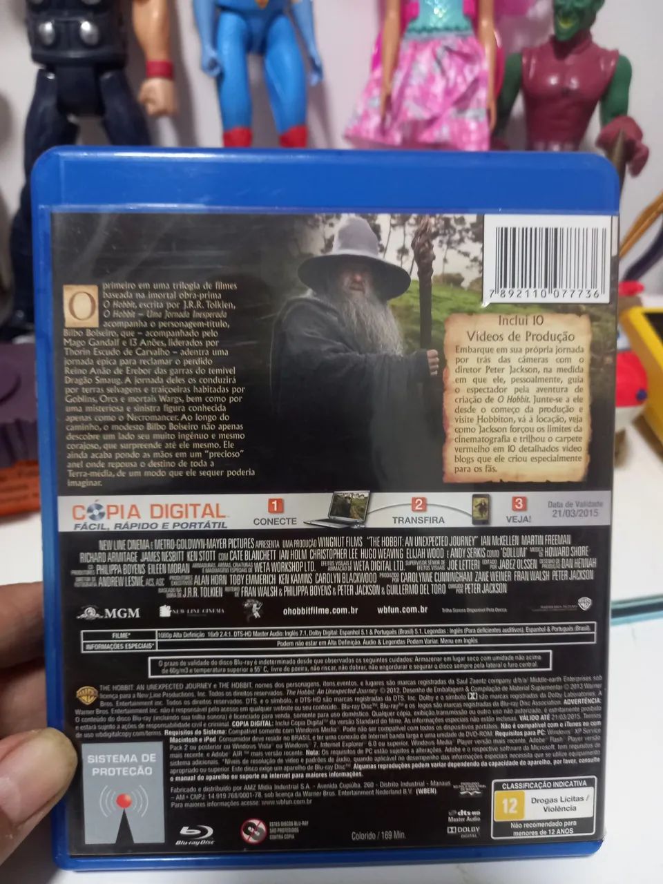 BLU-RAY HOBBIT EDIÇÃO ESPECIAL  - Foto 2