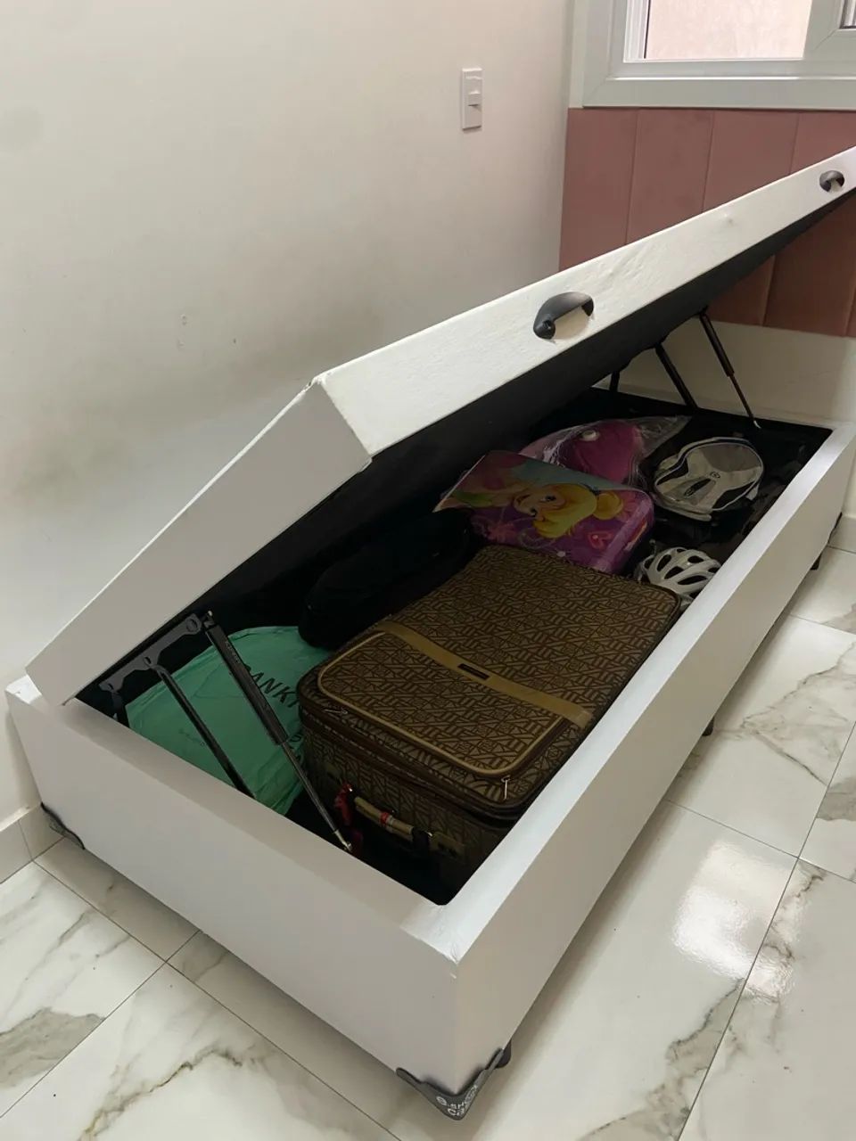 Cama box Solteiro com Baú e molas ensacadas  - Foto 2
