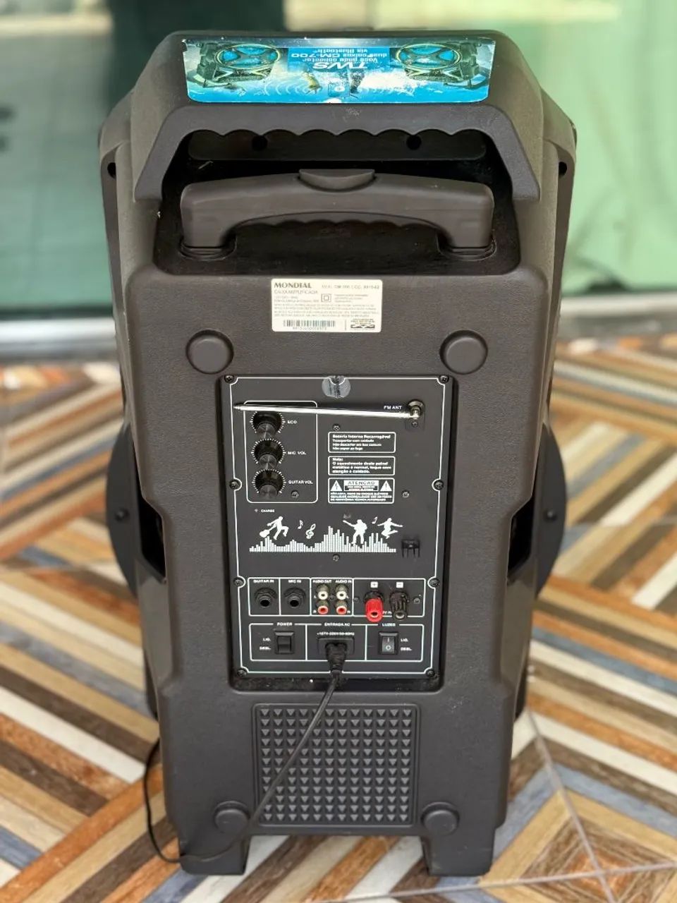 Caixa de som 700w mondial - Foto 3