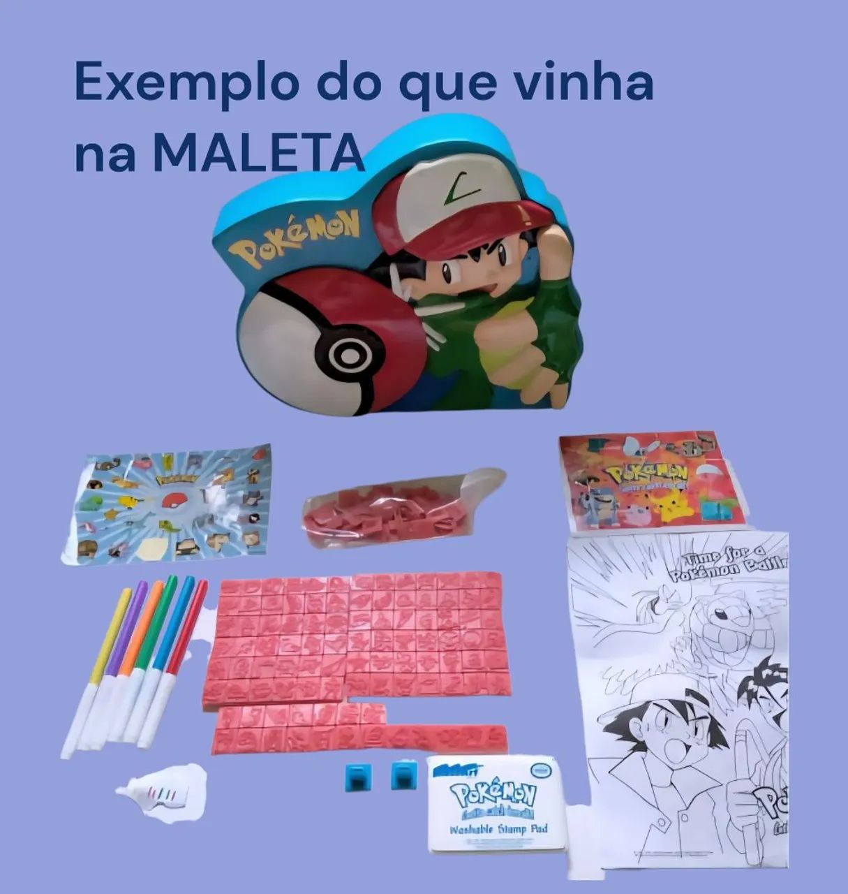 MALETA POKÉMON ASH KETCHUM - VINTAGE - 1999 - Foto 5