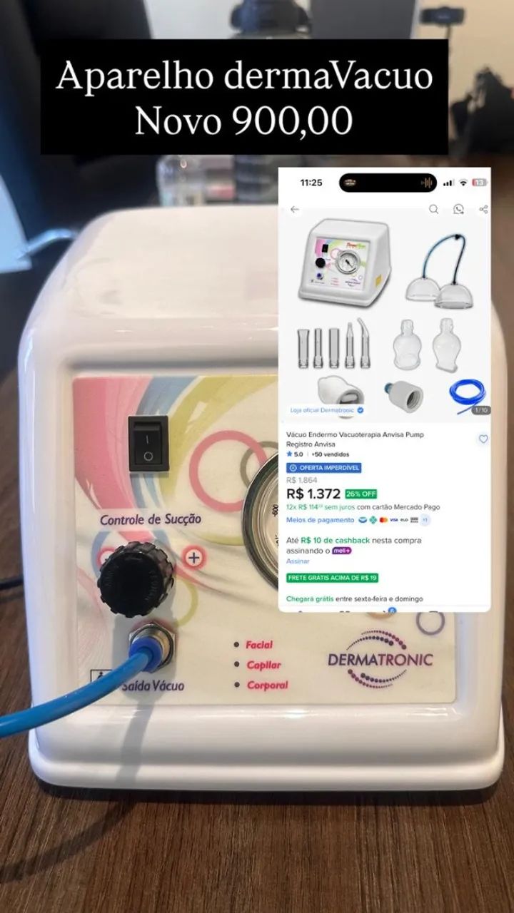 APARELHO DE VACUM PARA ESTETICA