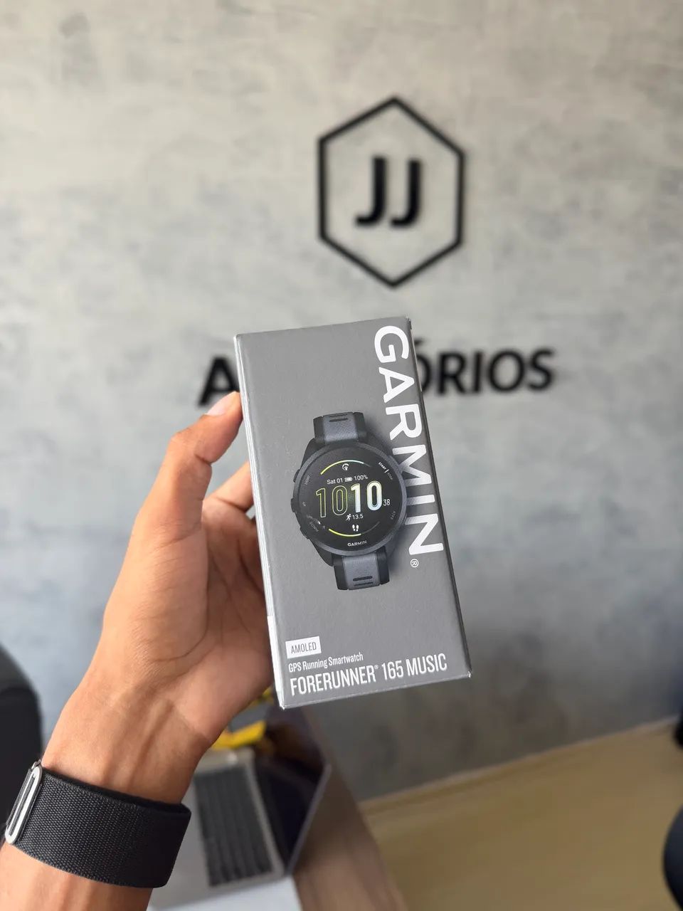Garmin Forerunner 165 Music Preto Branco Originais Lacrados Pronta Entrega Loja Física