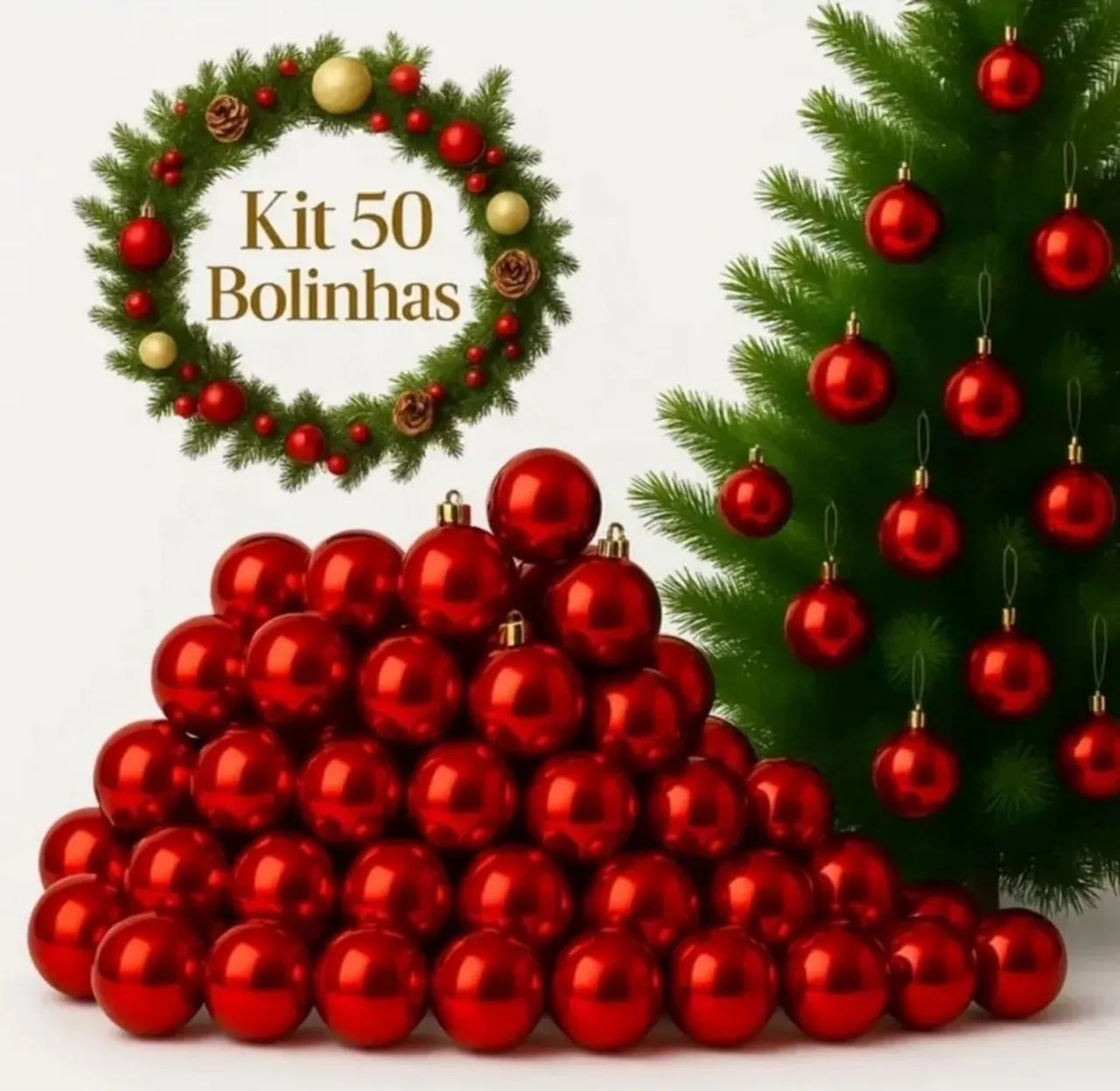 Arvore natal com decoracao  - Foto 2