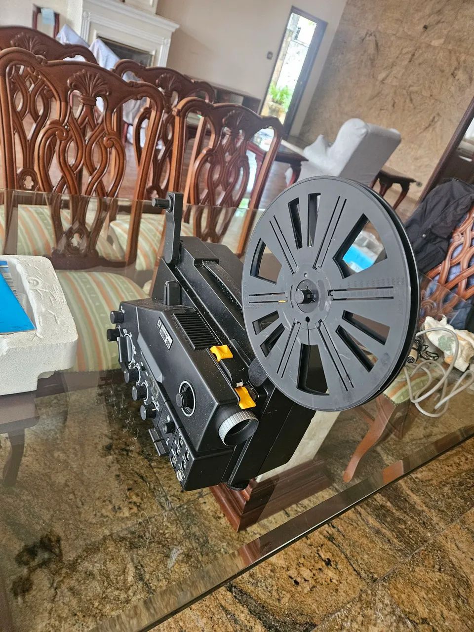 Projetor de imagem super 8 