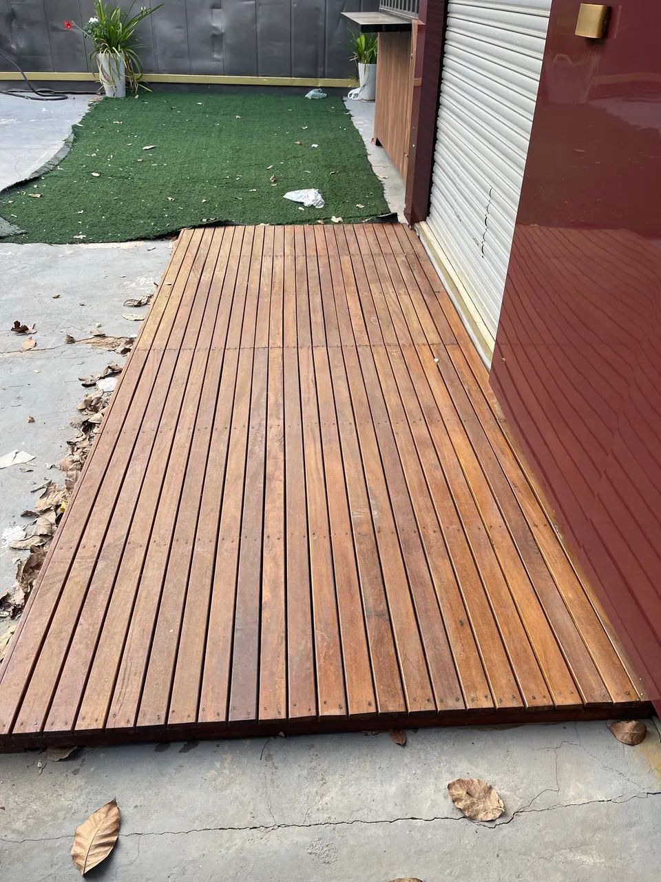 Deck de madeira 