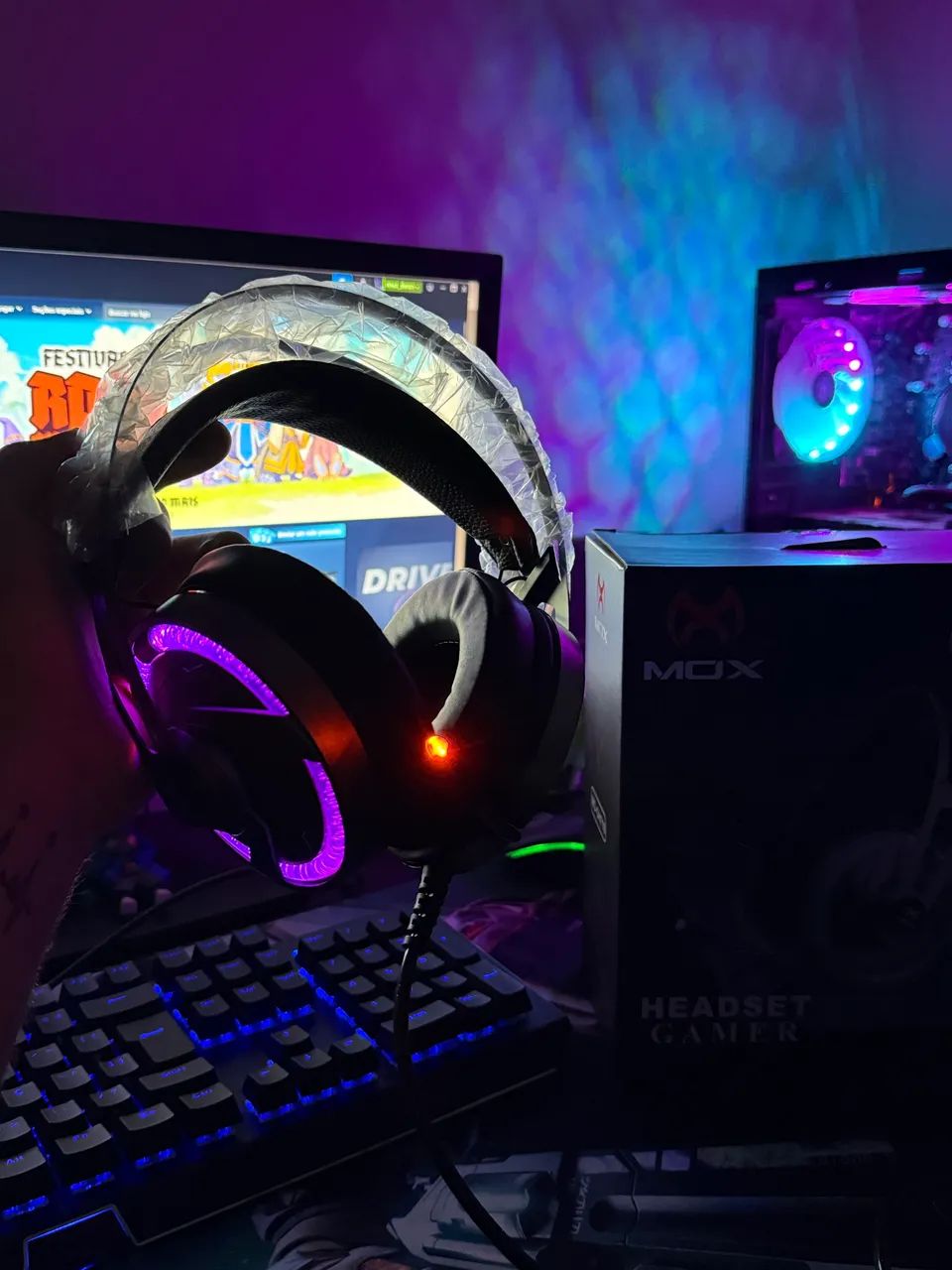 Headset RGB - Foto 2