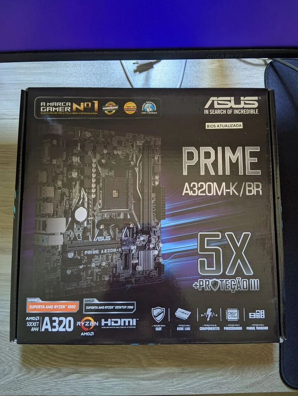 Placa mãe a320m k/br