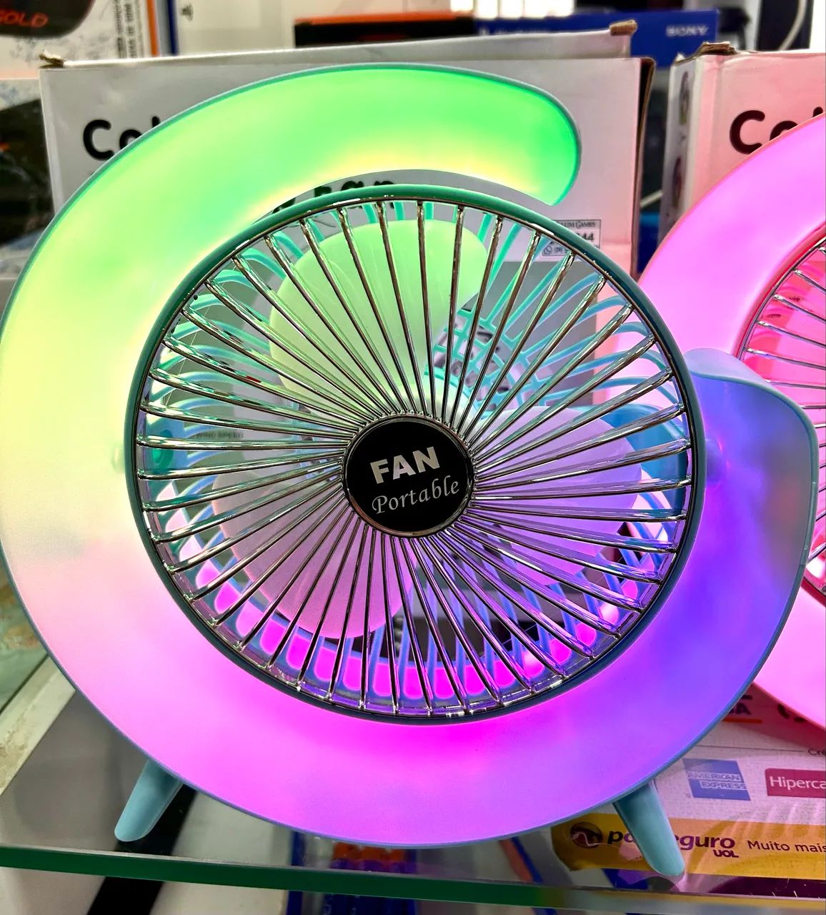 Mini Ventilador com Luminária ! - Foto 2
