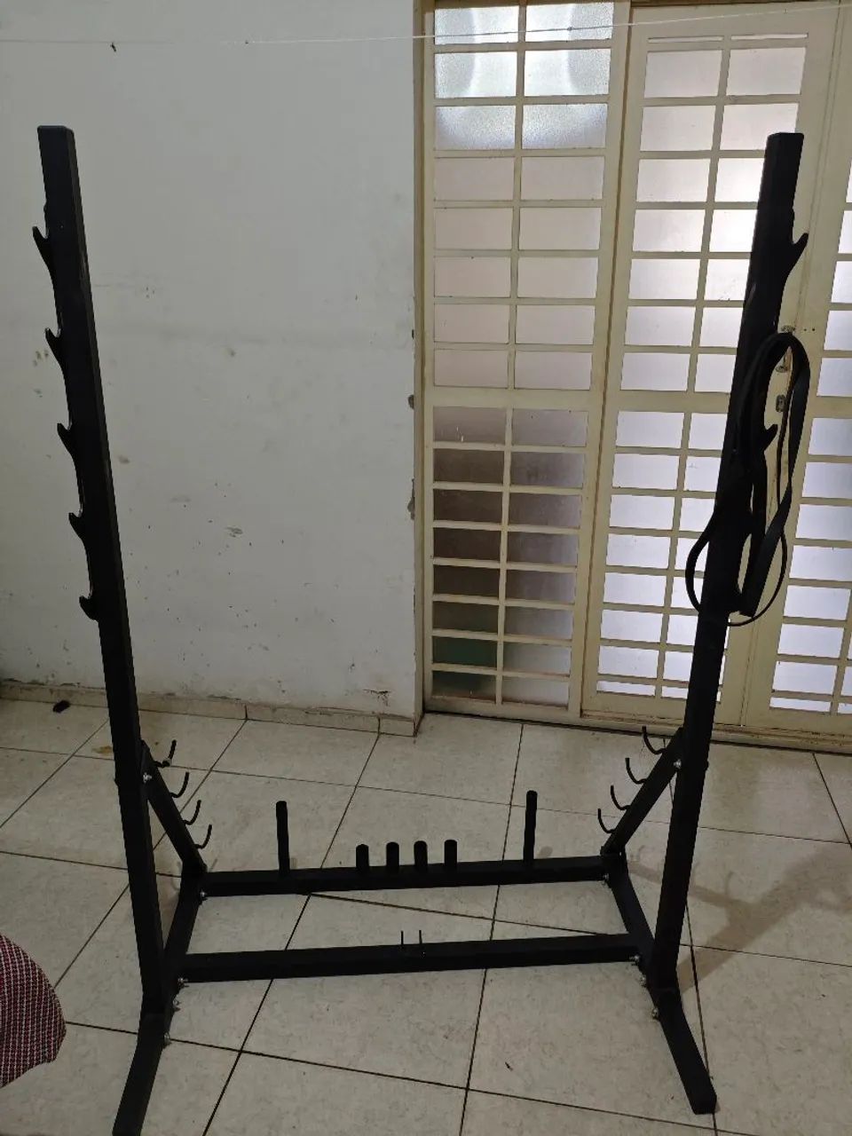 Rack de agachamento + banco de musculação