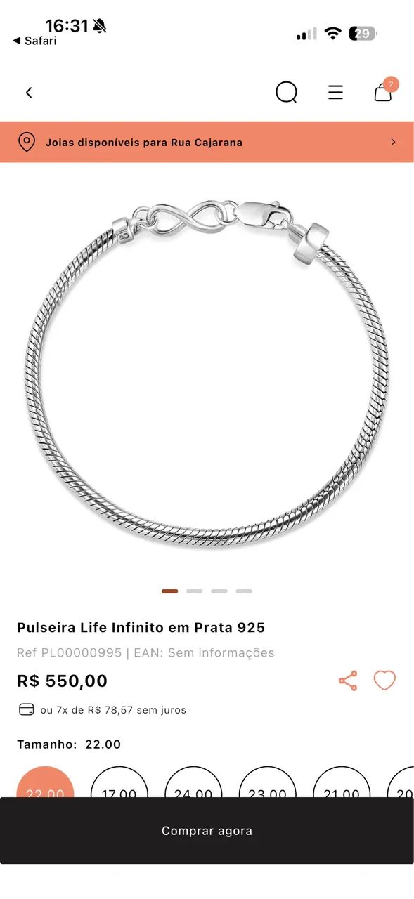 Pulseira Vivara  - Foto 2
