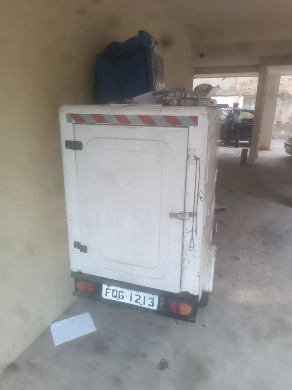 Carretinha baú Flexmoto 