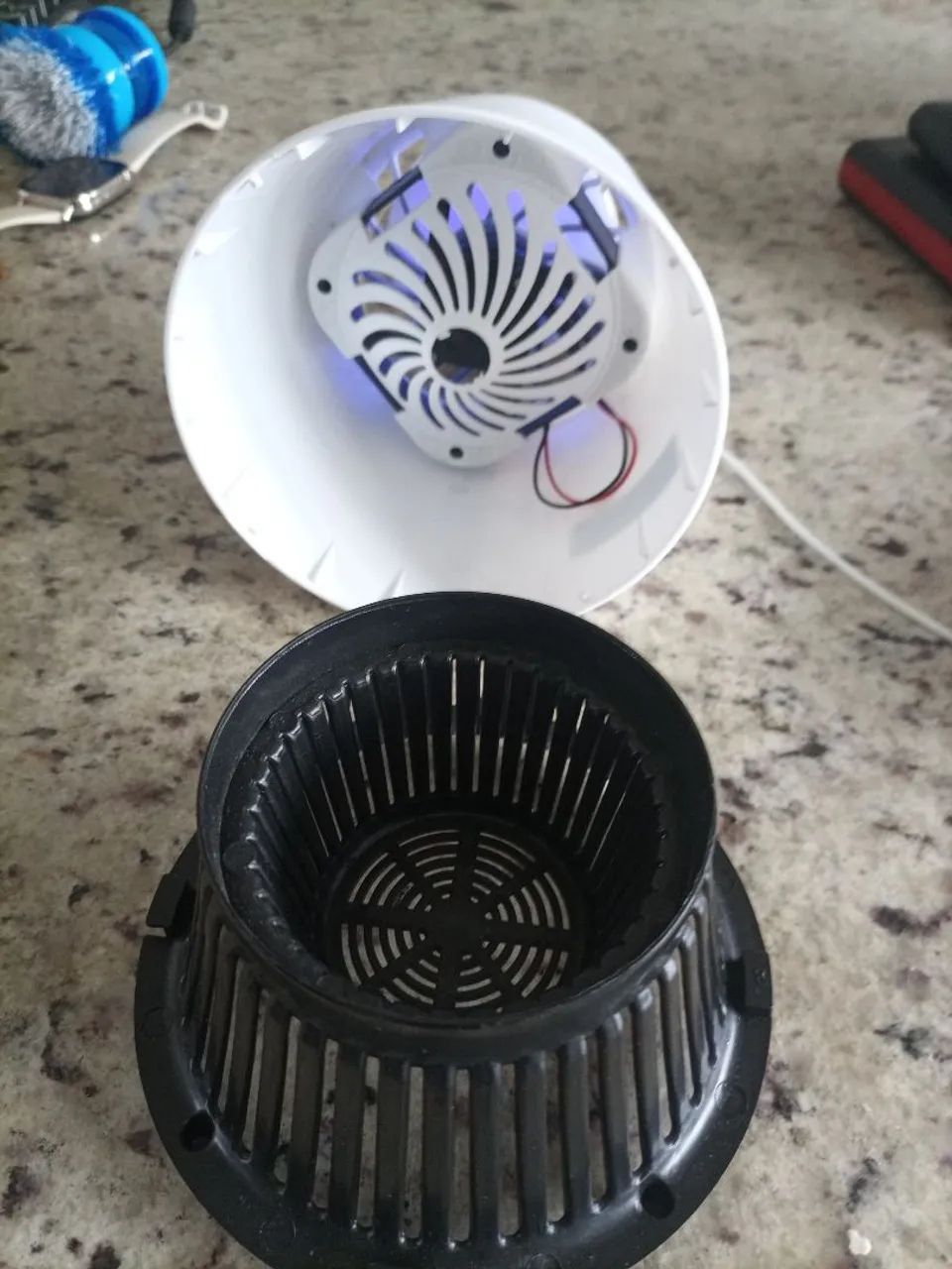 Mosquito killer armadilha Luz negra Usb - Foto 3