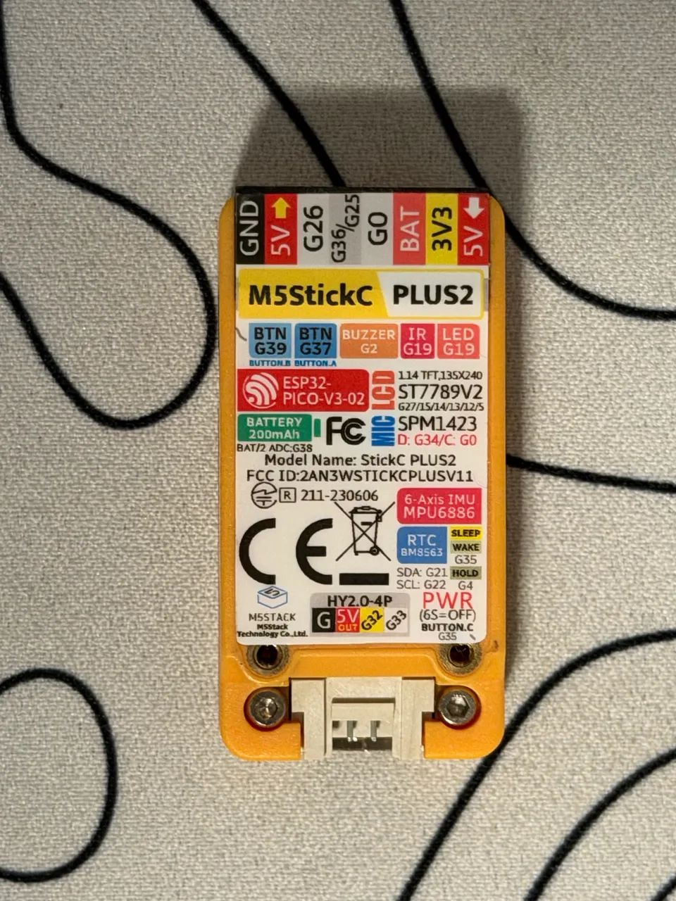 M5stickc Plus2 - Placa De Desenvolvimento Iot Portátil - Foto 3