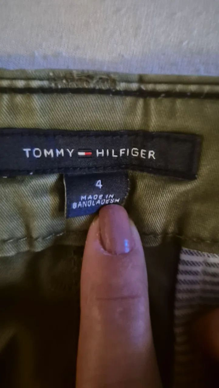 Calça social verde Tommy Hilfiger - Foto 4