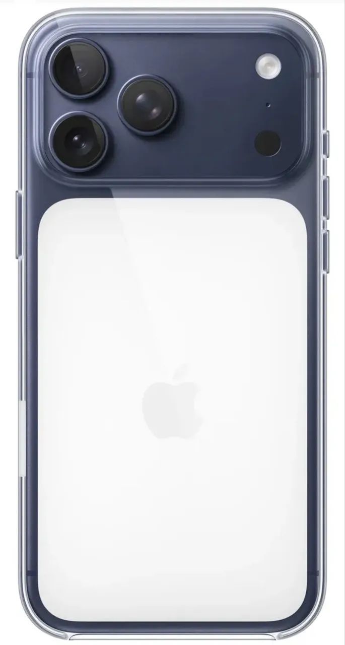 Capa transparente com MagSafe para iPhone 17 Pro e Pro Max