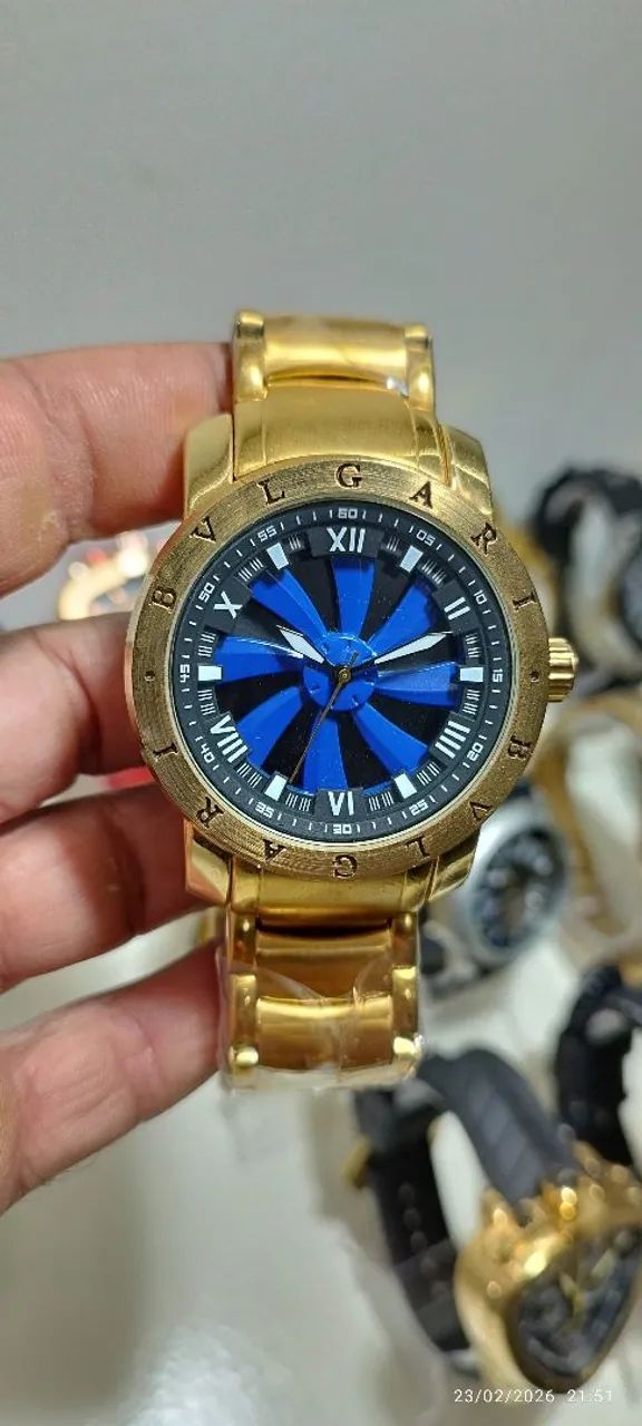 RELÓGIO MASCULINO BLVGARI SPEEDWEY  - Foto 4