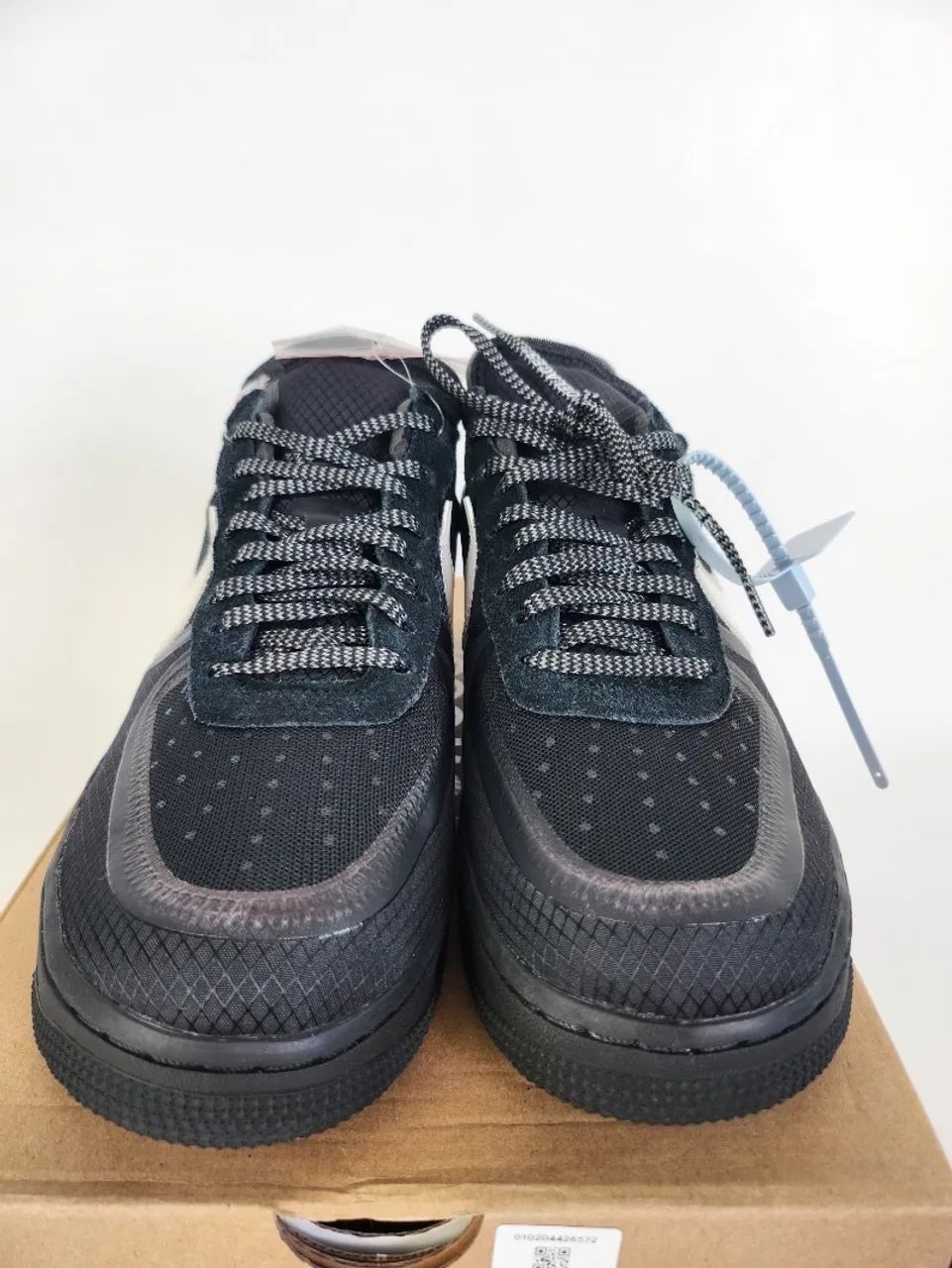 Off-White x Nike Air Force 1 Black - Foto 4