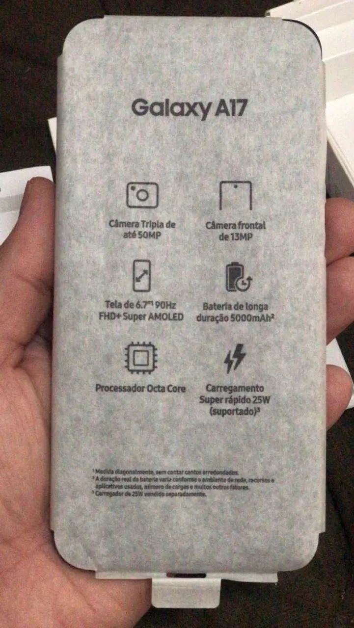 Galaxy A17 na caixa  - Foto 2