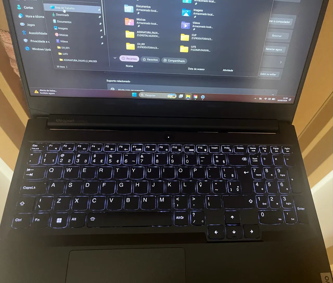 Notebook Gamer Lenovo (Trocas e parcelo) 